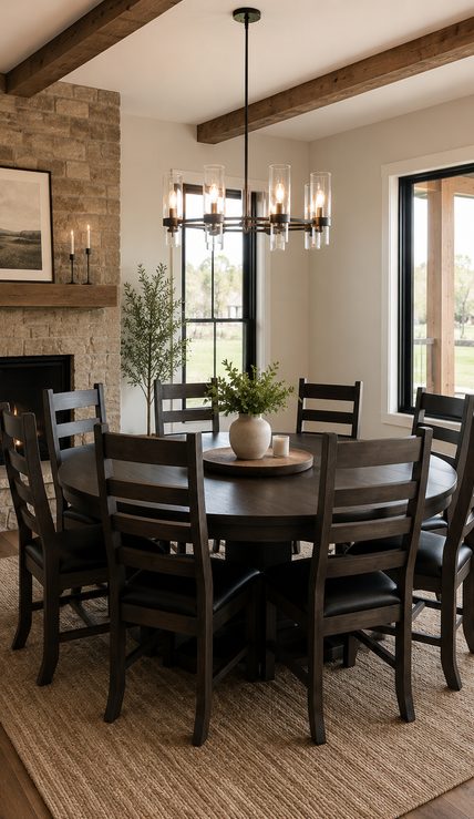 Heritage Farmhouse Round Table Collection