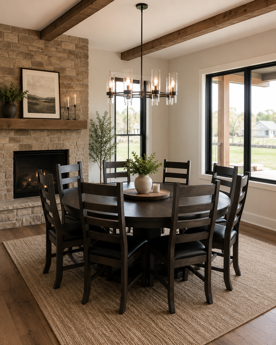 Heritage Farmhouse Round Table Collection