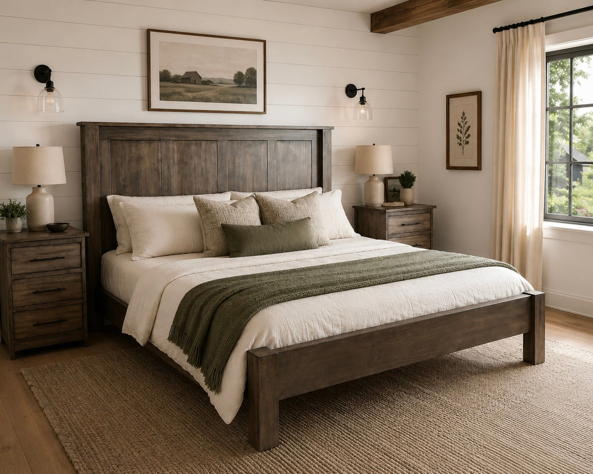 Artisan Wormy Maple Bedroom Collection