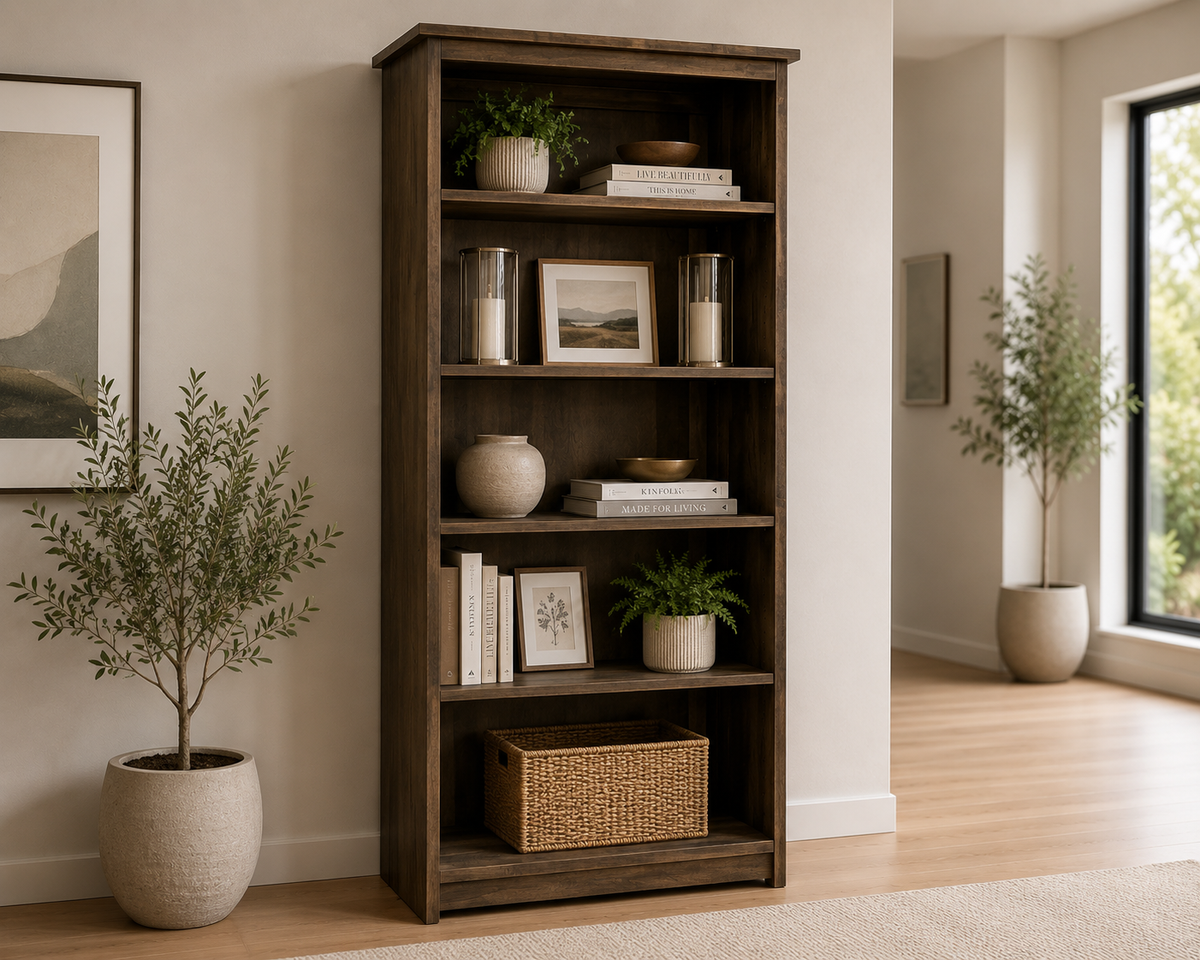 Artisan Wormy Maple Bookshelf
