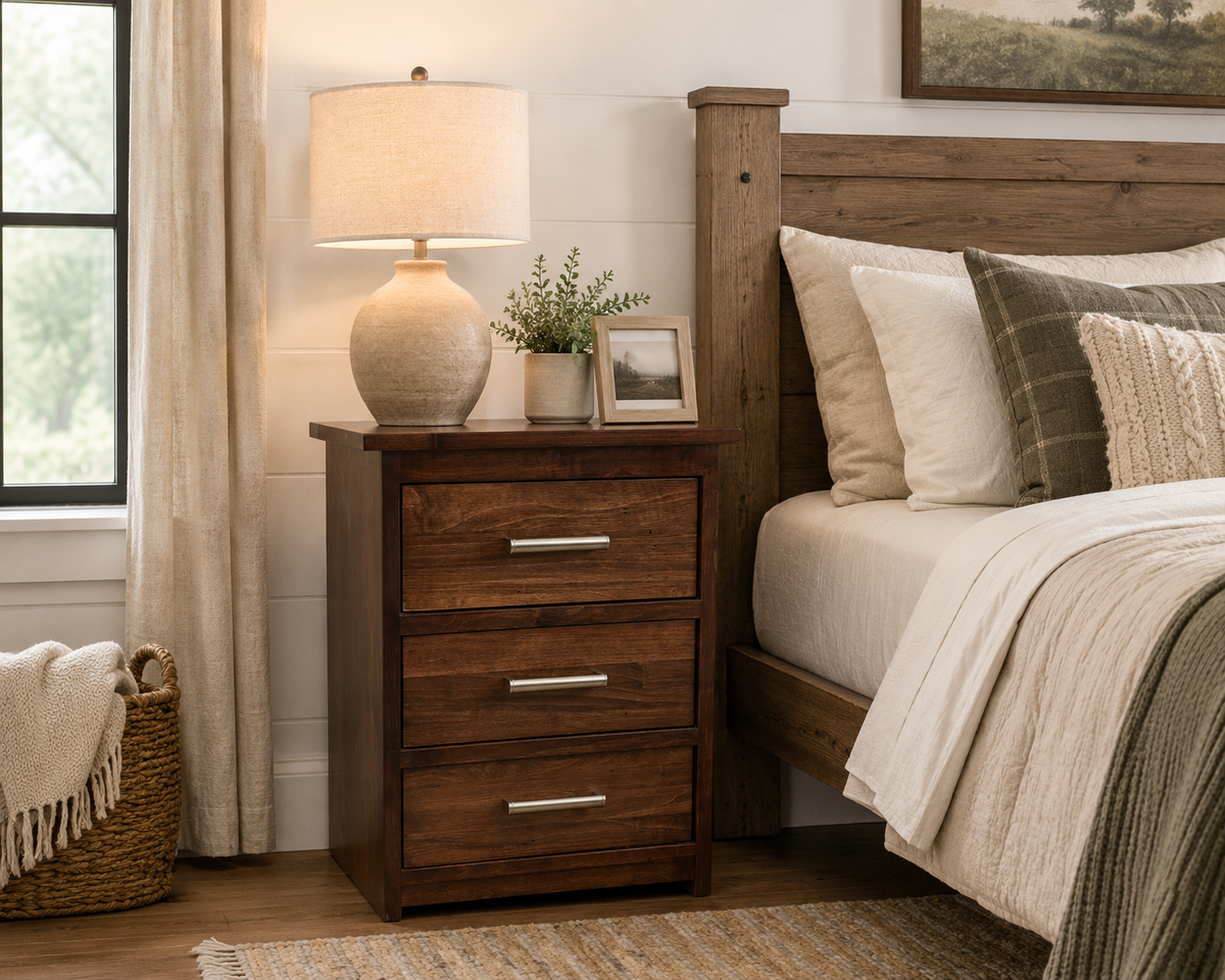 Artisan Wormy Maple Nightstand