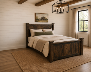 Heritage Farmhouse Bed - High Footboard