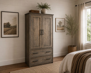 Artisan Wormy Maple Wardrobe
