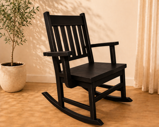 Artisan Wormy Maple Rocker - Slat Back