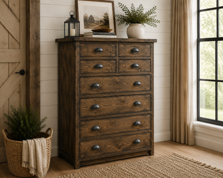 Heritage Farmhouse Highboy Chest