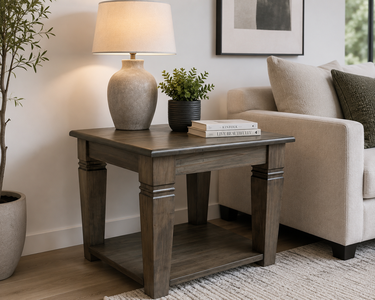 Designer Signature End Table
