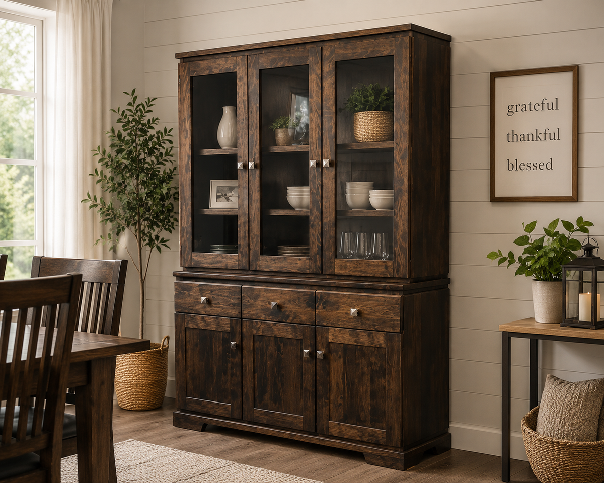 Designer Signature Hutch and Buffet
