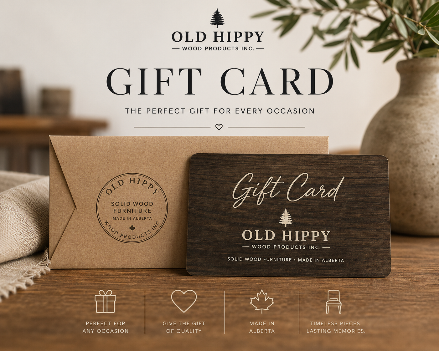 Old Hippy Wood Products Gift Card