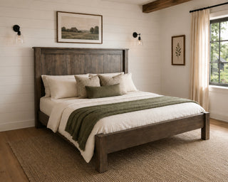 Artisan Wormy Maple Bed - Low Footboard