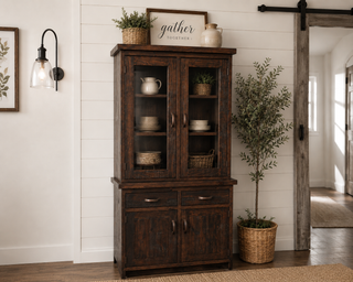 Heritage Farmhouse Hutch and Buffet