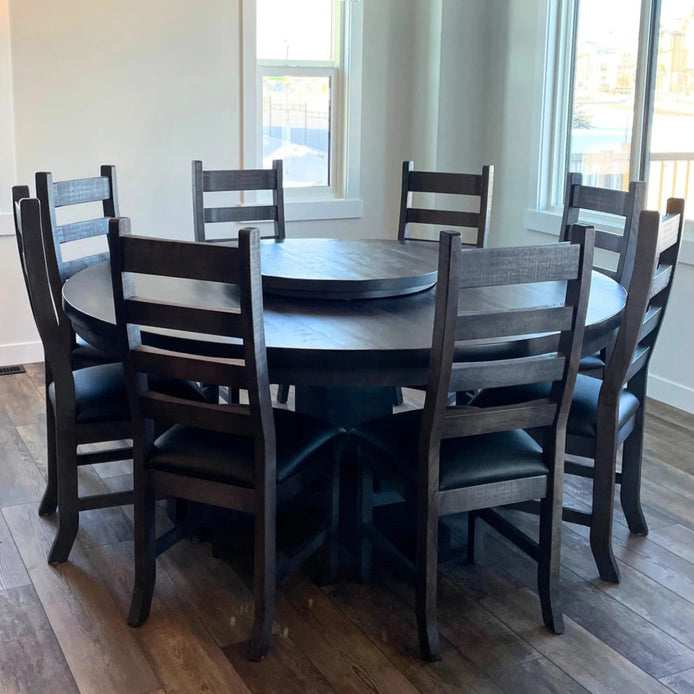 72" Round Rustic Table
